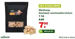 Welkoop Welkoop houtwol aanmaakkrullen aanbieding