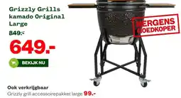 Welkoop Grizzly Grills kamado Original Large aanbieding