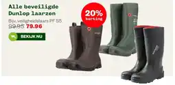 Welkoop Alle beveiligde Dunlop laarzen aanbieding