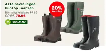 Welkoop Alle beveiligde Dunlop laarzen aanbieding