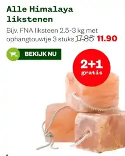 Welkoop Alle Himalaya likstenen aanbieding