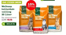 Welkoop Welkoop kattenbak- vulling 20 liter aanbieding