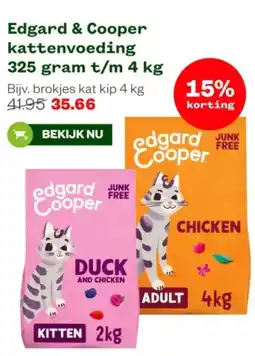 Welkoop Edgard & Cooper kattenvoeding 325 gram t/m aanbieding