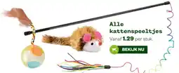 Welkoop Alle kattenspeeltjes aanbieding