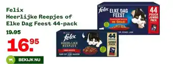 Welkoop Felix Heerlijke Reepjes of Elke Dag Feest 44 pack aanbieding