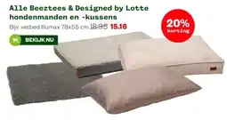 Welkoop Alle Beeztees & Designed by Lotte hondenmanden en kussens aanbieding