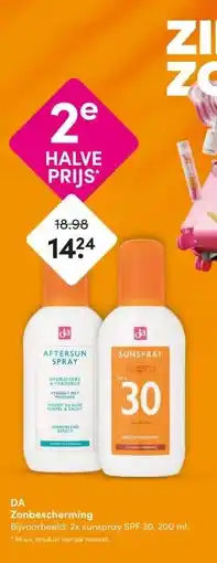 DA DA Zonbescherming aanbieding