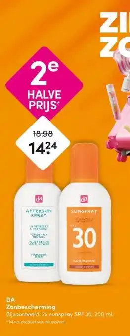 DA DA Zonbescherming aanbieding