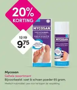 DA Mycosan Gehele assortiment aanbieding