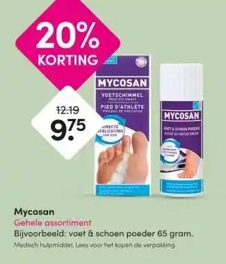 DA Mycosan Gehele assortiment aanbieding