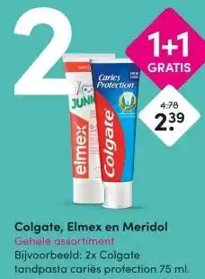 DA Colgate, Elmex en Meridol Gehele assortiment aanbieding