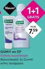 DA GUM® en 07 Gehele assortiment aanbieding