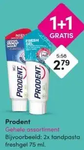 DA Prodent Gehele assortiment aanbieding