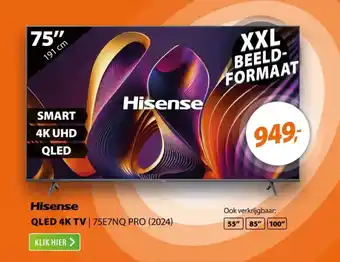 Expert Hisense QLED 4K TV aanbieding