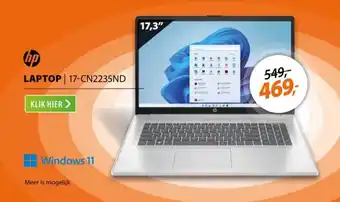 Expert HP laptop 17-CN2235ND aanbieding