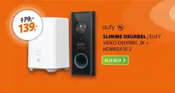 Expert Cufy slimme deurbel eufy video deurbel 2k + homebase 2 aanbieding