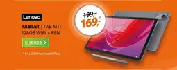 Expert Lenovo tablet tab M11 128GB wifi + pen aanbieding