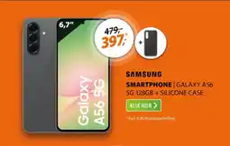 Expert Samsung smartphone galaxy A56 5G 128GB + silicone case aanbieding