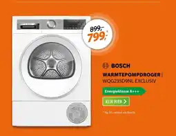 Expert Bosch warmtepompdroger WQG235D9NL exclusiv aanbieding
