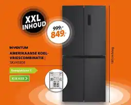 Expert Inventum amerikaanse koel vriescombinatie SKV4180B aanbieding