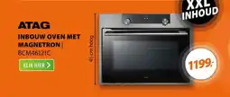 Expert Atag inbouw oven met magnetron BCM46121C aanbieding