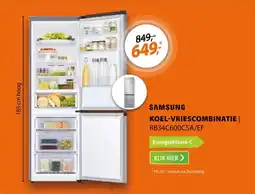 Expert Samsung koel vriescombinatie RB34C600CSA/EF aanbieding