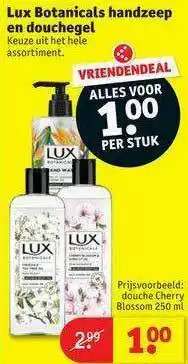 Kruidvat Lux Botanicals Handzeep En Douchegel aanbieding