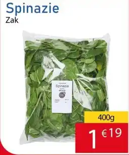 Tanger Markt Spinazie Zak aanbieding