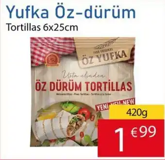 Tanger Markt Yufka Öz-dürüm Tortillas aanbieding
