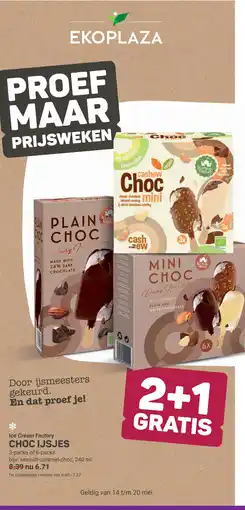 Ekoplaza Ice cream factory choc ijsjes aanbieding
