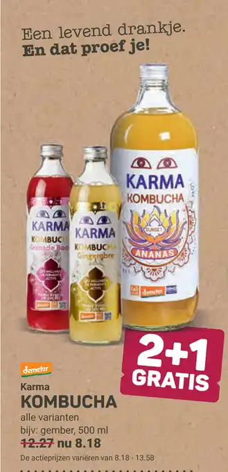Ekoplaza Karma kombucha aanbieding