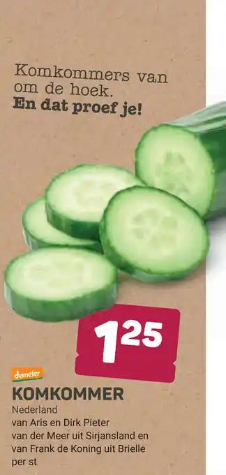 Ekoplaza Komkommer aanbieding