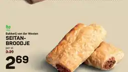 Ekoplaza Bakkerij van der westen seitan broodje aanbieding