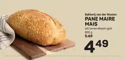 Ekoplaza Bakkerij van der westen pane maire mais aanbieding