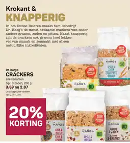 Ekoplaza Dr. karg's crackers aanbieding
