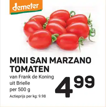 Ekoplaza Mini san marzano tomaten aanbieding