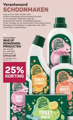 Ekoplaza The good witch was of reinigings producten aanbieding