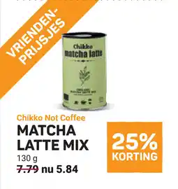 Ekoplaza Chikko not coffee matcha latte mix aanbieding