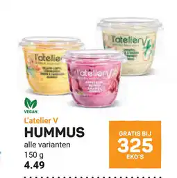 Ekoplaza L'atelier V hummus aanbieding