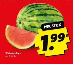 Boni Watermeloen aanbieding