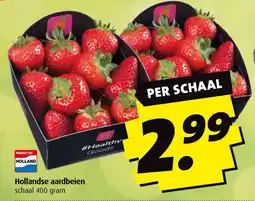 Boni Hollandse aardbeien aanbieding