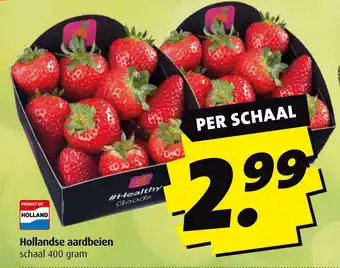 Boni Hollandse aardbeien aanbieding