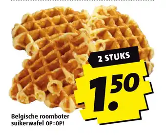 Boni Belgische roomboter suikerwafel aanbieding