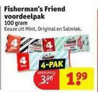 Kruidvat Fisherman's Friend Voordeelpak aanbieding