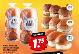 Boni Witte bruine of volkoren bolletjes of witte puntjes aanbieding