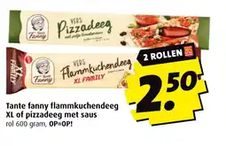 Boni Tante fanny flammkuchendeeg XL of pizzadeeg met saus rol aanbieding