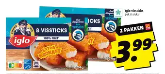 Boni Iglo vissticks aanbieding
