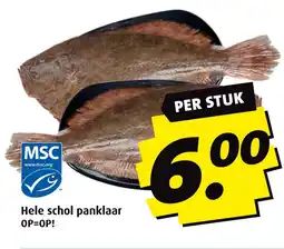 Boni Hele schol panklaar aanbieding
