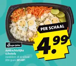 Boni Ambachtelijke schotels aanbieding
