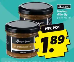 Boni Mosterd dille dip aanbieding